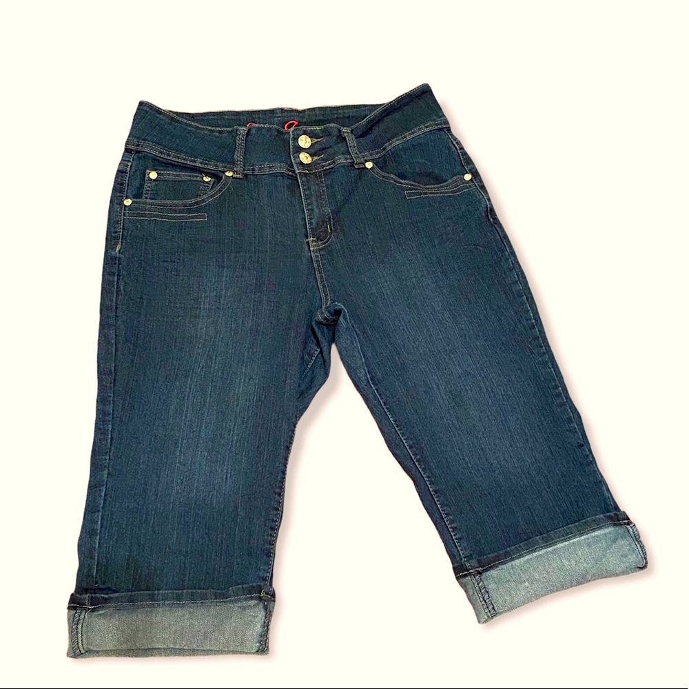 Denim capris